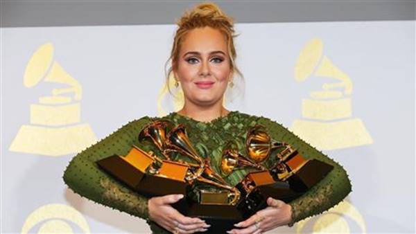 Adeles album, 25, swept the Grammy's and won five awards--including best album, song of the year and record of the year, beating rival Beyonc in the top three categories. Photo: Reuters